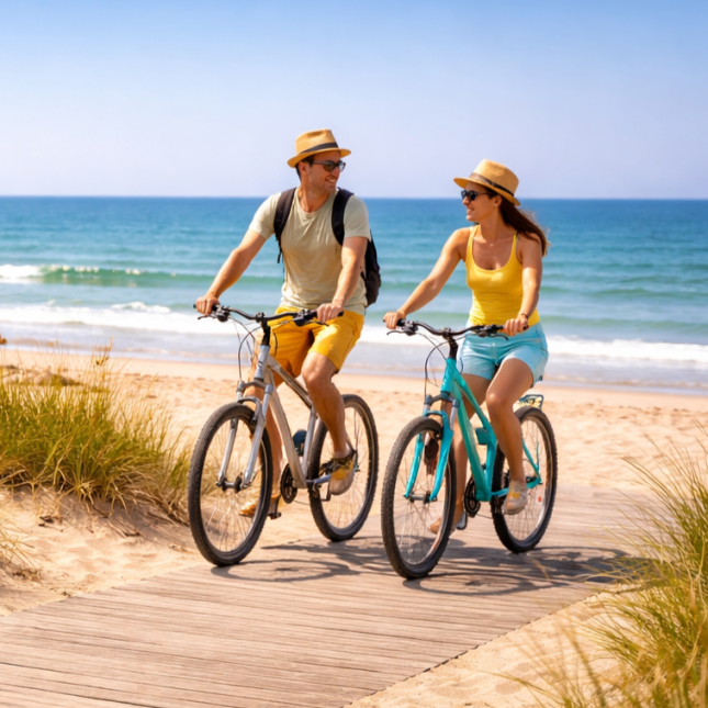 Louer un v&eacute;lo et profiter de Biscarosse lac